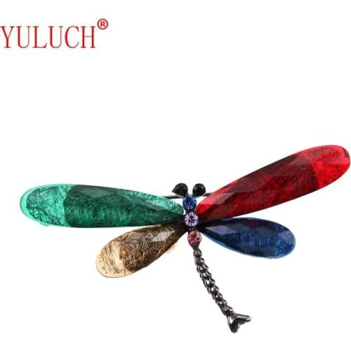 YULUCH Dragonfly Brooches For Clothes