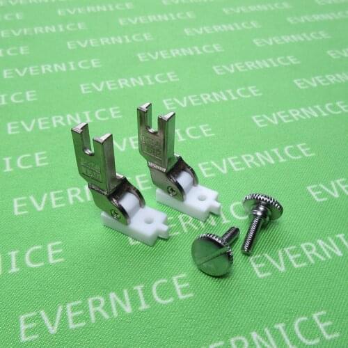 2 Non-stick coating INVISIBLE ZIPPER FOOT NARROW GUIDE HIGH SHANK for JUKI CONSEW BROTHER