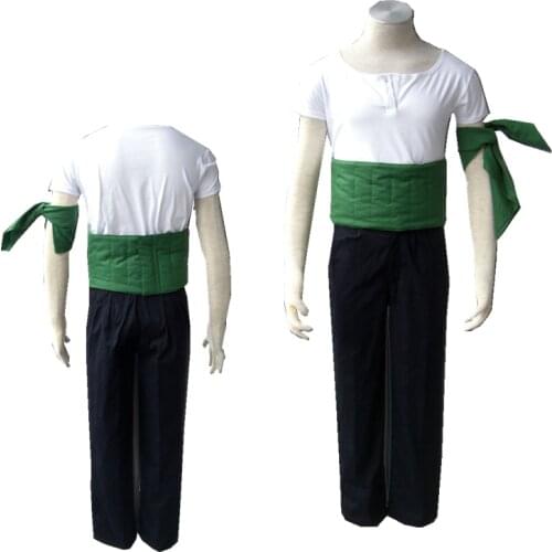 Anime cosplay One Piece Roronoa Zoro 1th Cosplay Costume Halloween