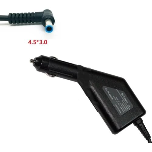 19.5V 3.33A 4.5*3.0 Car Adapter Charger For HP Pavilion Envy Chromebook Pavilion TouchSmart EliteBook Folio probook Stream X360