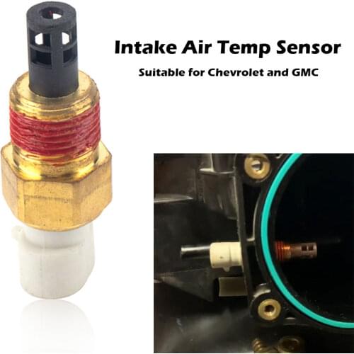 Car Intake Air Temp Temperature Sensor Intake Air Temperature Sensor Kit for GMC Chevy IAT MAT ACT VAT MCT ATS CTS Sensor Parts