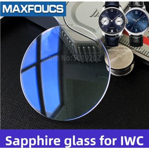 For IWC Watch IW3714/377701/35601/326501 Sapphire glass with AR coating crystal Double dome PORTOFINO FAMILY 、 PORTUGIESER