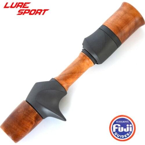FUJI SKSS SKTSS Nut screw Reel Seat wood Grip tube cap handle set Rod Building Component spinning casting Repair DIY Accessory