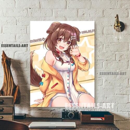 Inugami Korone Hololive Canvas Wall Art Painting Decor Bedroom Study studio print Living kid Room Home Decoration Prints