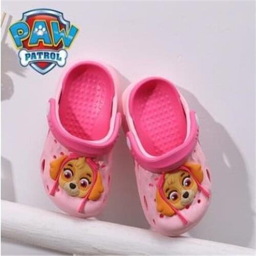 Paw patrol Summer Kids Beach Shoes Non-slip Sandals Boys Girls Cartoon Water Cave Shoes Children Slippers Baby Toddler Shoes