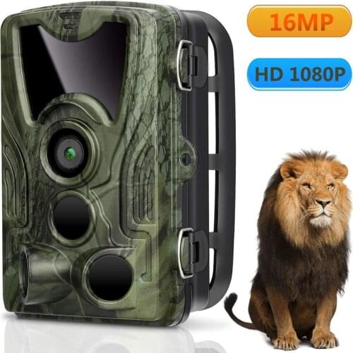 2.4" TFT Wild Cameras Trail Hunting Camera HC801A 16MP 1080P IP65 Waterproof PIR Sensor Wildlife Surveillance Tracking