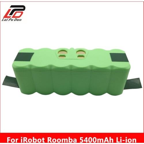 Li-ion 14.4v 5400mAh Battery For iRobot Roomba Cleaner 600 620 650 700 770 780 800 880 Series 500 600 700 800 980 Series