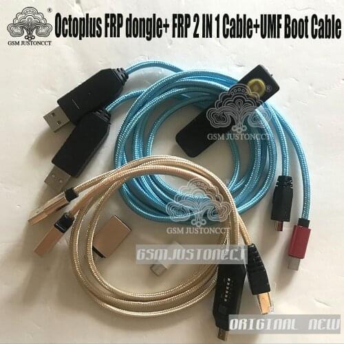 2022 Newest sales ORIGINAL Octopus FRP tool /Octoplus FRP dongle+ Octoplus FRP USB UART 2 IN 1 Cable+ALL BOOT Cable for SamsungH