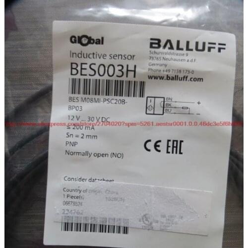 New original proximity switch sensor BES003H M08MI-PSC20B-BP03