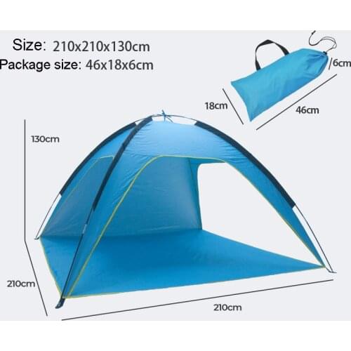 Tents Outdoor Camping Tente De Camping for Kids Portable Tent Travel Beach Tent Anti UV Shelter for Fishing Hiking Picnic Park