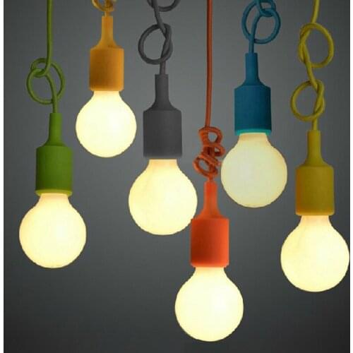 Hanging Lamp Childrens Room Color hanglamp E27 Creative Mini Pendant Lamp Clothing Store Single Pendant Light Indoor luminaire