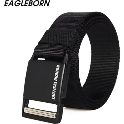 New Cargo Pants Functional Belt Men Women Trend Magnetic Buckle Hip-hop Jeans Nylon Belt Quick-open Men Camouflage Belt Outdoor