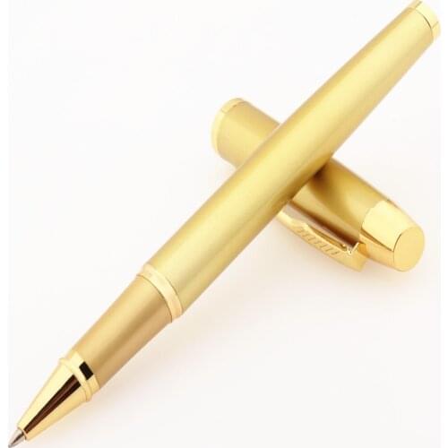 Luxury Heavy pens High Quality 8007 Golden student office Rollerball Pen stationery