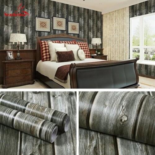 Self-Adhesive Contact Paper Wood Grain Waterproof Decorative Film for Bedroom Wardrobe Furniture Renovation Stickers Wallpaper