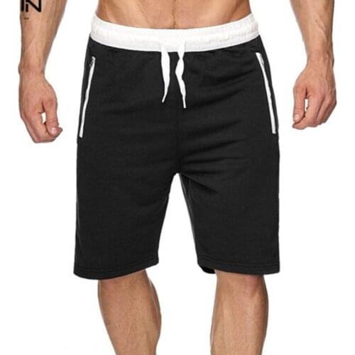 Summer Male Multi-Pocket Beach Sweatpants Running Quick Dry Shorts Mens Gym Fitness Sports Bermuda Jogging Training Short Pants