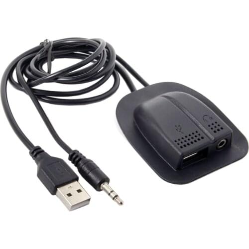 50CM Backpack USB 2.0 & 3.5mm Audio extension Charging Cable male to female Practical Convenient Outdoor Travel Camping External