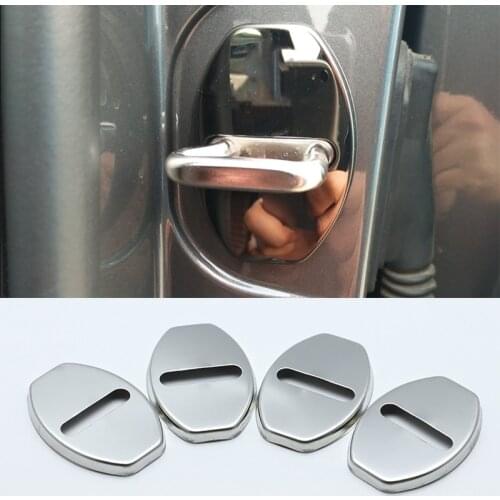 Stainless Steel Door Lock Buckle Protective Cover Auto Case for Volkswagen golf 4 5 6 7 MK4 MK5 MK6 MK7 2001-2019 Car Styling