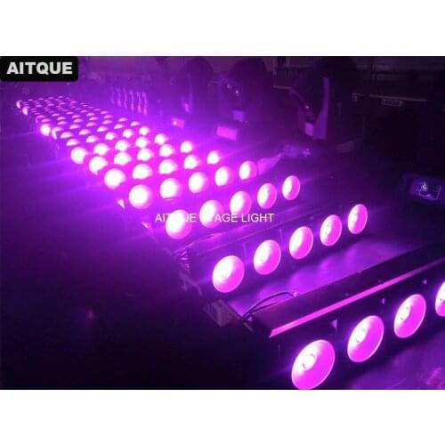 12pcs/flycase LED Disco Bar dmx pixel 5pcs 30 w led matrix dmx blinder 5x30w warm white led matrix cob rgbw dmx flight case