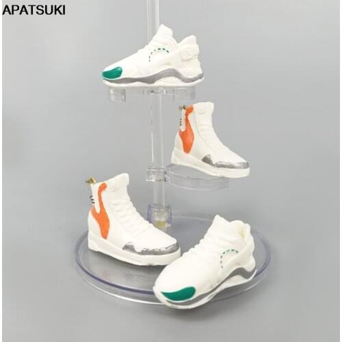 2pairs Fashion Doll Shoes Sneakers for Ken Boy Dolls Sports Shoes for Barbies Boyfriend Ken 1/6 Doll Accessories Kids Toys DIY