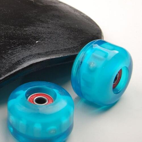 54mm Durable PU Skateboard Glow Wheels with High Elasticity Skateboard Accesaaory &T8