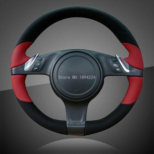 Interior Accessories Car Steering Wheel Covers For Porsche Cayenne Panamera 2010