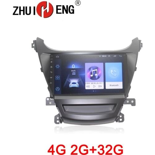 HANGXIAN 2G+32G Android 8.1 Car multimedia for Hyundai Elantra 2014 foreign car dvd player gps navi car accessory 4G internet