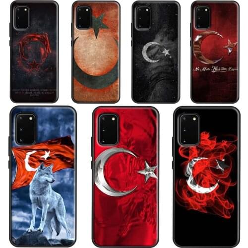 Turkei Turkey Ataturk Flag Phone Case For Samsung Galaxy S21 Ultra S20 FE S10E S8 S9 S10 Plus Cover For Note 10 9 20