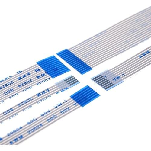 20 PCS FPC FFC Flexible Flat Cable 10 15 16 20 24 30 40 IN 1.0 MM Pitch 1000 MM 1 Meter Opposite Contact Sides Reverse Type B