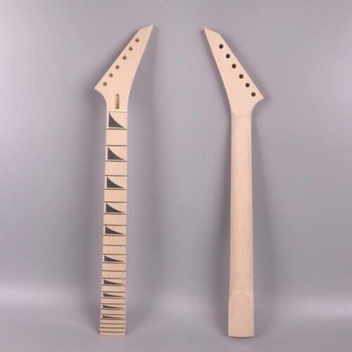 Electric guitar neck 24 fret 25.5” maple fretboard maple neck