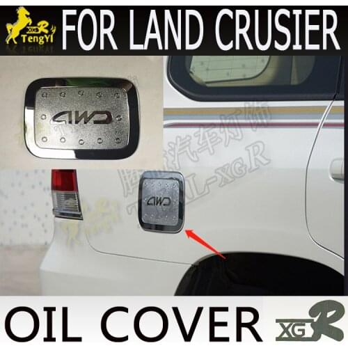 Xgr oil cover for land cruiser LC200 2016 2017 2018 2019 chromed accessory car decoration body part black color