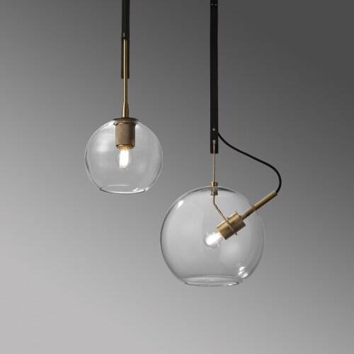 Minimalist Postmodern Luxury Copper Pendant Lights Led E27 Art Decor Loft Restaurant Bar Living/Dining Room Bedroom Bedside Cafe