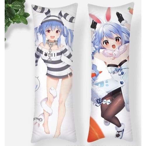 Long Pillowcase Custom Usada Pekora Anime Body Pillow Cover Men Women Home Bedroom Rectangle Sleep Decoration Accessories 0618