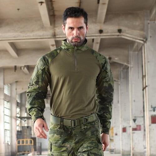New Trueguard Multicam TDU Rapid Assault Shirt CP 1/4 Zip Combat Shirt Multicam Tactical Response Uniforms Combat Shirt MC