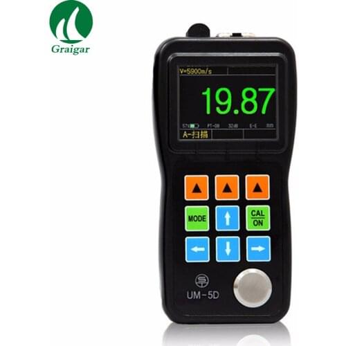 New UM-5D High Precision Ultrasonic Thickness Gauge Paint Thickness Gauge Coating Thickness Gauge
