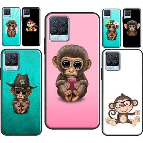 Monkey Gorilla Ape Baby For OPPO Realme 7 8 6 Pro X7 X50 C3 C11 C21 GT Neo Case For OnePlus 9 8 Pro Nord 8T Shell