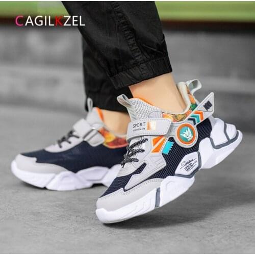 CAGILKZEL Autumn Children Shoes Breathable Mesh Sports Shoes For Boys Fashion Casual Kids Sneakers Boys Shoes Chaussure Enfant