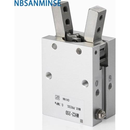 Pneumatic Parts Standard Type MHC2 10 16 20 25 SMC Type Compress Air Parts Double Acting Cylinder Angular Style Air Gripper