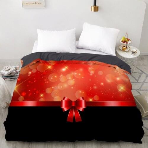 3D Duvet cover Quilt/Blanket/Comfortable Case Luxury Bedding 135 140x200 150x200 220x240 200x220 for Home Bow light spot