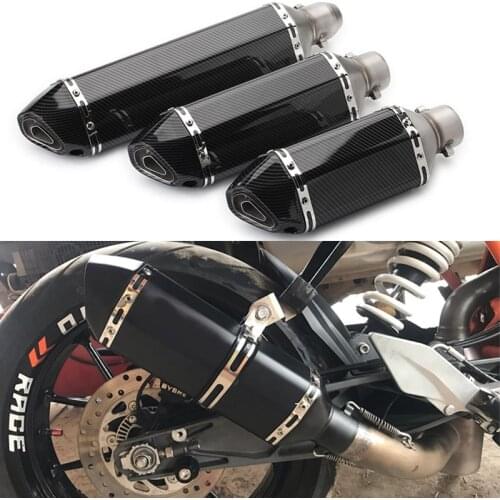 Universal 36 51mm Accessories Motorcycle Ak Exhaust pipe Modified Muffler Pipe For Kawasaki ER6F ER6N ZX6 ZZR600 ZX9R Z750 650R