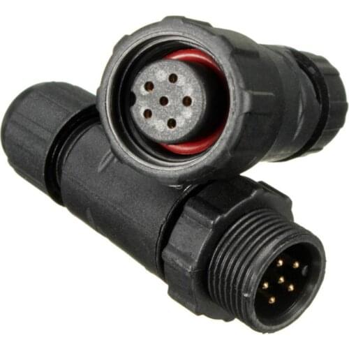1pc Waterproof IP68 Connector 3/4/5/6Pins Assembled Soldering Plug Socket For LED Strip