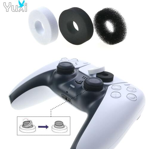 YuXi 6pcs For PS5 PS4 Sponge Auxiliary Ring Positioning Sleeve Shock Tension Analog Stick Ring For Xbox One Switch Pro