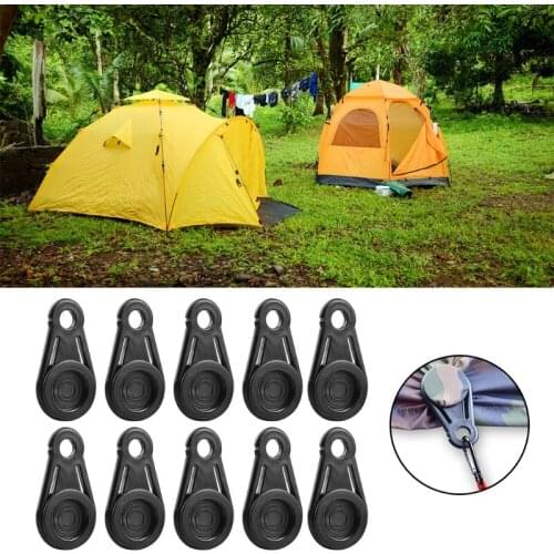 10pcs Tarp Clips Tent Clips Awning Clamp Set Tent Clamps for Camping Canopies, Winter Boat Cover, Pool Cover, Car Cover
