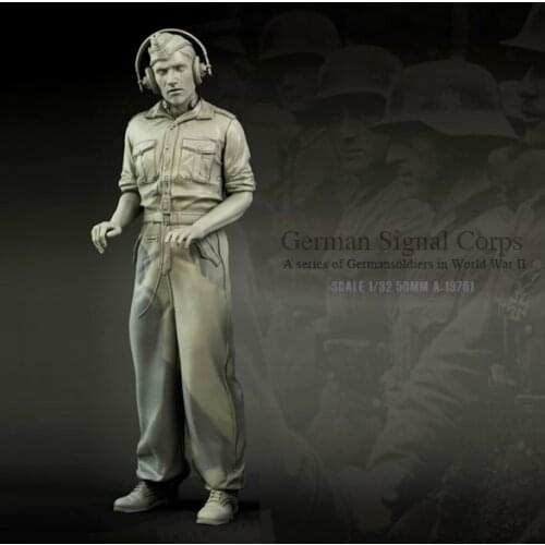 1/35 (50mm) Resin Figure model Kits European soldier Self-assembled A-19761