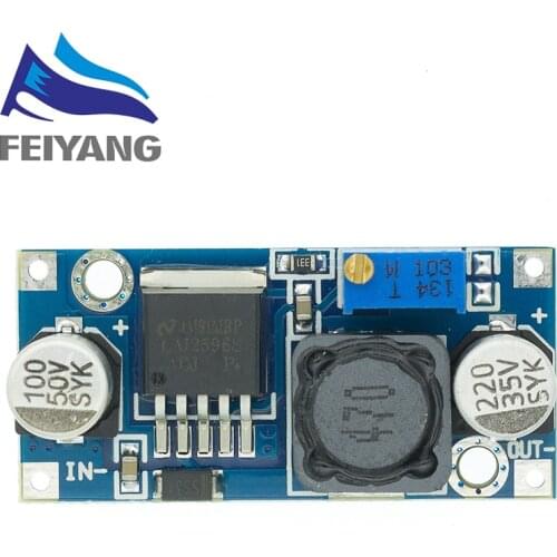 20pcs High Quality LM2596 DC-DC Input 4V-35V Output 1.23V-30V Adjustable Step-down Power Supply Regulator module(tie)
