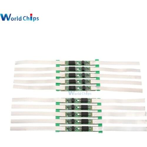 5pcs BMS 1S 1/2/3/4/5/6 Mos Lipo Battery Cell 3.7V 2A/3A/4.5A/6A/7.5A/9A 18650 Li-ion Lithium Battery Charging Protection Board