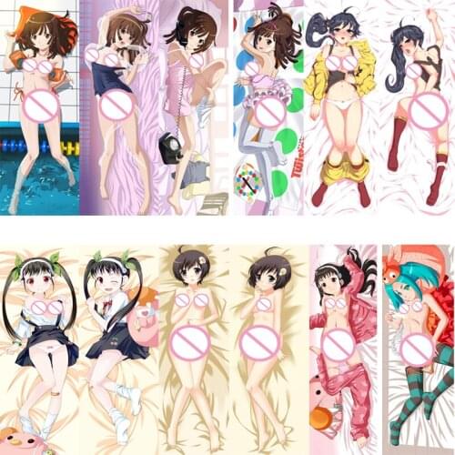 Anime Bakemonogatari Sengoku Nadeko Hachikuji Mayoi Araragi Karen Dakimakura body pillow cover case hugging Body pillowcase