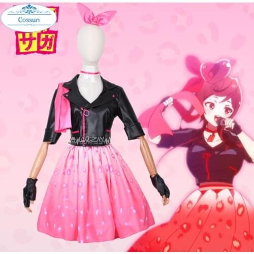 Anime ZOMBIE LAND SAGA Revenge Yugiri Lovely Dress Uniform Cosplay Costume Halloween Party Outfit For Women NEW