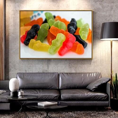 Artcozy Oil Canvas Painting candy_bright_sweet_ For Home Decoration Wall Art