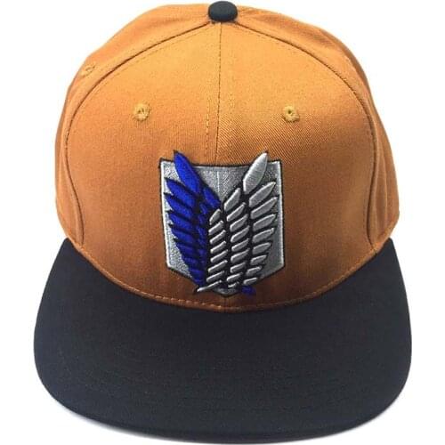 Attack on Titan Shingeki no Kyojin Scouting Legion Surveys Corps Embroidery Baseball Cap Snapback Caps Hats Adjustable Sun Hat