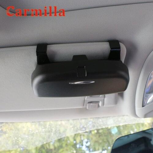Carmilla Car Glasses Case Sunglasses Holder Box for Ford Focus Ecosport Fiesta Everest Ranger Explorer Kuga Escape for Mondeo